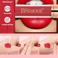 El brillo de labios mate Bsimone es duradero y no se desvanece. El lápiz labial no se pega a la taza. Brillo de labios. - details 8