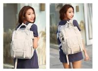 Bolsa de pañales,Mochila portabebés,Bolsa impermeable de almacenamiento,Bolsa de maternidad para viajes al aire libre,Productos para bebés,2 capas,Mochila de nylon gris - details 21