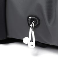 Mochila para ordenador portátil de cuero PU impermeable para hombre, mochila grande para ordenador de negocios, mochila urbana para hombre, carga USB - details 12
