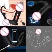 Juguete sexual con ventosa, boca de coño, falo oscilante, estimulador de pezones, vibrador para hombres, pene de tubo, Corea, largo. - details 20