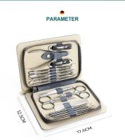 Juego de manicura de alta calidad, Kit de funciones completas 16 en 1, juegos profesionales de pedicura de acero inoxidable con estuche portátil, Idea de regalo - details 19