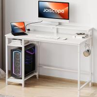 Escritorio de Ordenador con Soporte para Monitor Almacenamiento Reversible y Ganchos Para Juegos - details 10