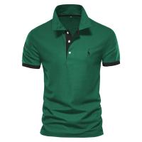 polos hombre manga corta ropa hombre día del padre Polos de algodón para hombre Polos de manga corta con bordado de jirafa para hombre Polos de diseño de marca de alta calidad Ropa para hombre - details 23