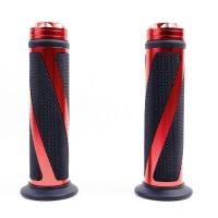 Manijas de piezas para Moto, accesorio Universal para Manillar, agarres, 22MM, 7/8 pulgadas, Caucho Antideslizante, para Scooter, Quad Cruiser, todoterreno, 2 uds. - details 0