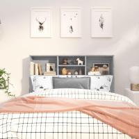 Mueble de Cabeza de Armario de Dormitorio Blanco Estantería de Pared con Almacenamiento - details 23