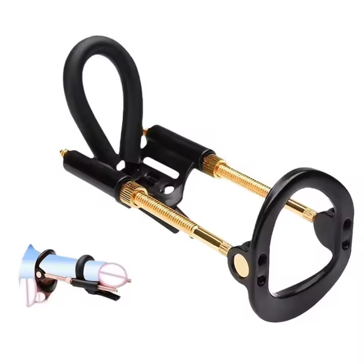 Extensor de borde para agrandar dispositivo, potenciador de pene ajustable, Juguetes sexuales de crecimiento para hombres, entrenador duradero con retraso - 1