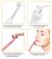 Máquina Facial de alta frecuencia, varita de electroterapia, tubo de vidrio, elimina arrugas, acné, herramienta para el cabello - details 2