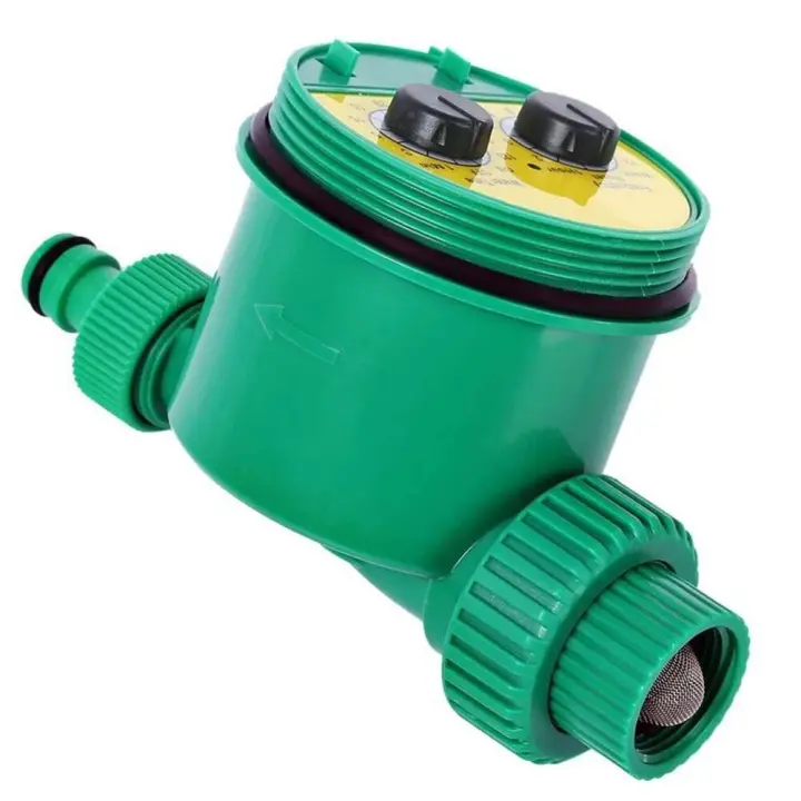 Kit de Temporizador de Riego Controlador de Riego de Jardín con Hilo de 15mm Controlado por Batería - 1