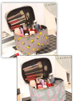 Bolso Portátil De Maquillaje Para Mujer Gran Capacidad Impermeable Organizador De Cosméticos Estuche De Almacenamiento Con Cierre De Cremallera Bolsa De Limpieza Y Belleza - details 9