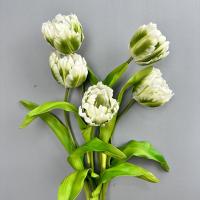 Diseño de escena, ramas de tulipán artificiales de PU, Festival de tacto Real, tallo de tulipán rococó, recuerdo de fiesta de flor de tulipán de imitación hecho a mano - details 6