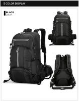 Mochila impermeable de senderismo para hombres y mujeres, mochila multifuncional para viajes de aventura al aire libre, 50 litros - details 12