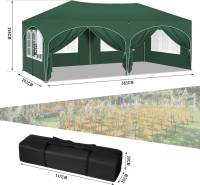 Carpa de 3x6m con 6 Paredes Tent de Fiesta Impermeable, Protección UV 50+, Altura Ajustable - details 5