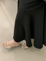 Zapatillas súper geniales, nuevo estilo de hadas de cabeza redonda abierta, sandalias planas de moda - details 14