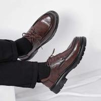 Otros zapatos de hombre, material artificial, con cordones, zapatos formales de cuero para hombres de negocios - details 4