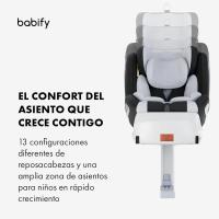 Silla de Coche Isofix para Bebés y Niños Ajustable a 40-150 cm, 360º de Rotación, Seguro y Portátil - details 12