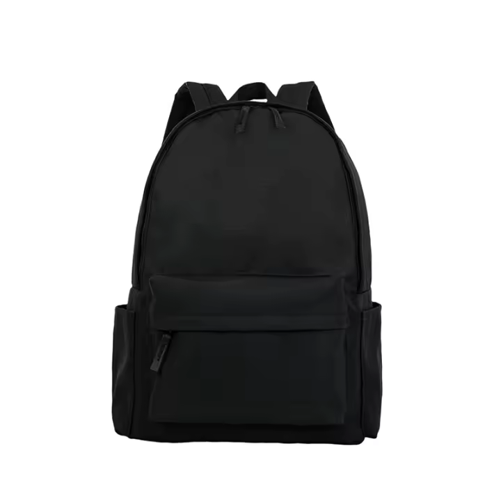 Mochila para estudiantes universitarios masculinos y femeninos, mochila de gran capacidad de color sólido, mochila para estudiantes de secundaria y secundaria - 1