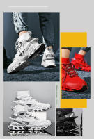Zapatos de calcetín alto a la moda para hombre, zapatos deportivos informales antideslizantes para exteriores, zapatos transpirables para correr, calzado deportivo para caminar y trotar - details 5