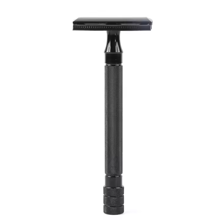 Afeitadora Clásica para Hombres Suave Depilación con Acero Inoxidable de Doble Afilado - 1