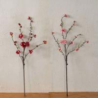 Rama de flor de melocotón Artificial de 79cm, flor de ciruelo de seda de plástico de tacto Real, flor falsa elegante, decoración de jardín al aire libre - details 3