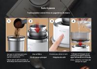 Mini Máquina De Café Molino De Cervecero De Café Totalmente Automático Mano Brew Goteo Olla De Café - details 3