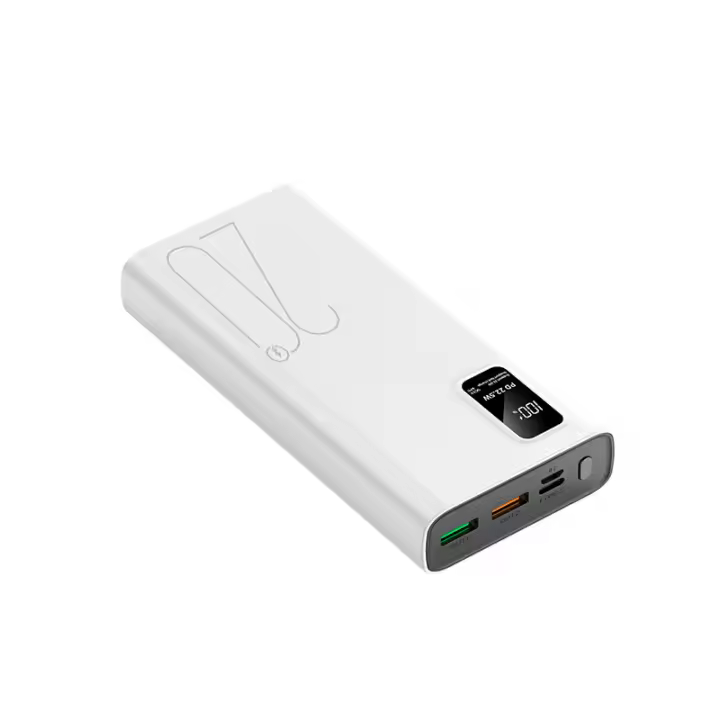 PowerBank 20000mAh 22.5W+PD20W carga rápida+3 puertos de salida Blanco - 1