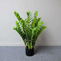Higo: ramas de plantas artificiales, hojas de plástico falsas de dinero, árbol de banyan verde para el hogar, dormitorio, decoración de tienda de jardín - details 7