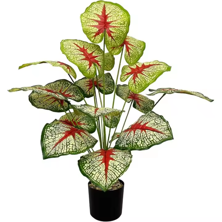 Gran Árbol Tropical Artificial con Maceta Planta Falsa Realista para Interiores y Exteriores - 1