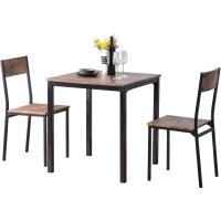 Juego de Comedor de 3 Piezas Mesa de Cocina, Sillas de Comedor, Juego de Asientos - details 6