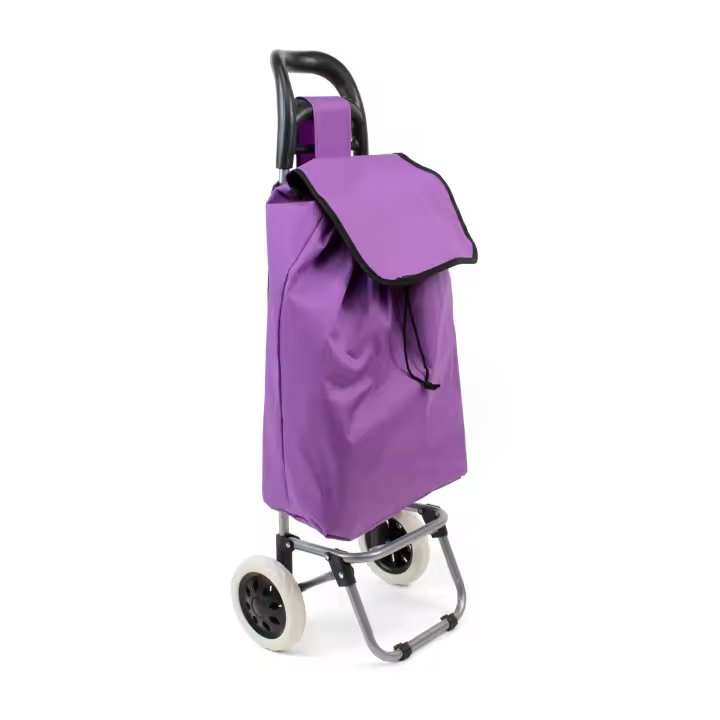 Carro de la Compra The Secret Home - Modelo Plegable con 2 Ruedas - Gran Capacidad de Almacenamiento - Resistente y Lavable - Varios Colores - 1