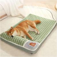 Cama para perros de tamaño mediano, lavable, impermeable, cálida, para gatos de interior, cama tipo percha, liquidación, bonito sofá para gatitos, cojín rectangular económico, cama para perros pequeños, alfombra mullida divertida para mascotas PBD008-50gr - details 3