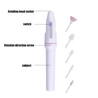 Removedor de Adhesivo de Uñas de Fototerapia Práctico Herramienta de Manicura Pedicura para Hogar DIY y Salón de Uñas - details 6
