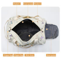 Bolsa de almacenamiento de ropa y zapatos de viaje, Maleta separada de secado húmedo, bolsa de playa de natación, accesorio de Jeans de gran tamaño, bolsa de soporte de artículos de tocador - details 7