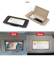 Adecuado para parasol Mercedes W203 Clase C, espejo retrovisor, funda, espejo de maquillaje negro beige A 2038102110 - details 3