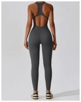 Traje de gimnasio de Yoga para mujer, mono de entrenamiento, ropa deportiva para correr, ciclismo, conjunto de gimnasio - details 17