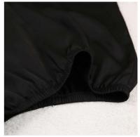 Conjunto de pijama sexy para mujer Bo Cut, tres pantalones informales sueltos de manga larga, top cómodo para el hogar de seda satinada suave, 2 piezas - details 14