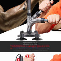 Entrenador de muñeca Fuerza de muñeca Fuerza explosiva para entrenamiento de brazo fuerza para Práctica Profesional de primavera - details 0