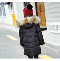 Chaqueta de Abrigo para Niñas Invernal 2025 Cálida, Gruesa, Capucha de Piel Sintética, Abrigo de Exterior para Adolescentes 2-12 Años - details 17
