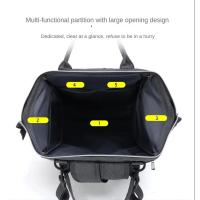 Bolsas de pañales para mamá, bolsa colgante para cochecito de bebé, mochilas para pañales de gran capacidad con cambiador - details 3