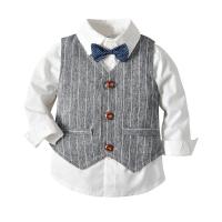Ropa de primavera y otoño para niños nuevos productos, conjunto de tres piezas de traje para niños - details 2