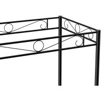 Mesa Comedor y 4 Sillas, Mesa y Sillas de Comedor de Nogal Veteada con Estructura de Metal, para Comedor, Cocina y salón - details 2