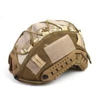 Accesorio de capucha para casco táctico de camuflaje, con cordón elástico - details 7
