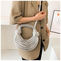 Nuevo Bolso de mano tejido a mano para pan y fideos, con cable eléctrico, para hombro, - details 38
