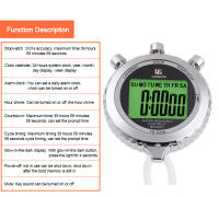 Timer Digital De Precisión YS-528L Metal Completo 0.01s Reloj De Cronometraje Profesional Portátil Con Luz Para Deportes Y Entrenamiento - details 4