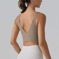 Hmidou-Sujetador deportivo para mujer, ropa interior Sexy de realce para Yoga, correr, gimnasio, Tops de Fitness, camiseta sin mangas de verano - details 28