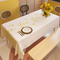Manteles rectangulares nórdicos para decoración De fiestas, tapete bohemio con manchas impermeables - details 4