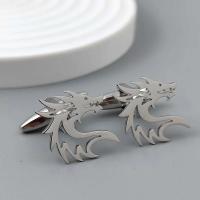 Broche de solapa de moda chapado en oro de 18 quilates con forma hueca de acero inoxidable de diseño avanzado, regalo del novio - details 2