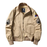 Chaqueta de Bombero Militar de Algodón Ligero Estilo Tanker WW2 de Brad Pitt Moda para Hombres - details 9