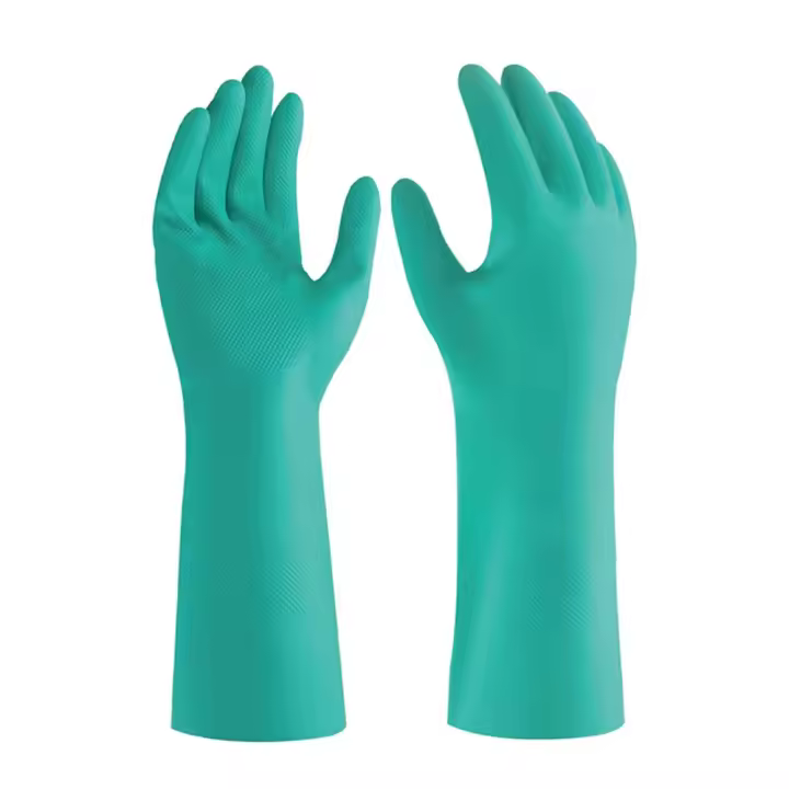 Guantes de trabajo de seguridad para protección laboral, guantes de limpieza para el hogar anticorte reutilizables, guantes de protección impermeables resistentes al aceite - 1