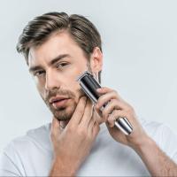 Recortador de pelo ajustable todo en uno para hombres, afeitadora corporal profesional, cortadora de pelo, recargable por usb, litio - details 3