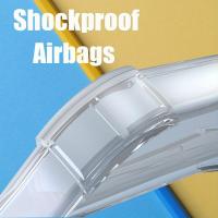 Una funda de parachoques transparente antigolpes para teléfono con cuatro bolsas de aire en las esquinas, diseñada para Samsung Galaxy A15, A25, A35, A55 en versiones 4G y 5G, con una tapa trasera de TPU suave. - details 3